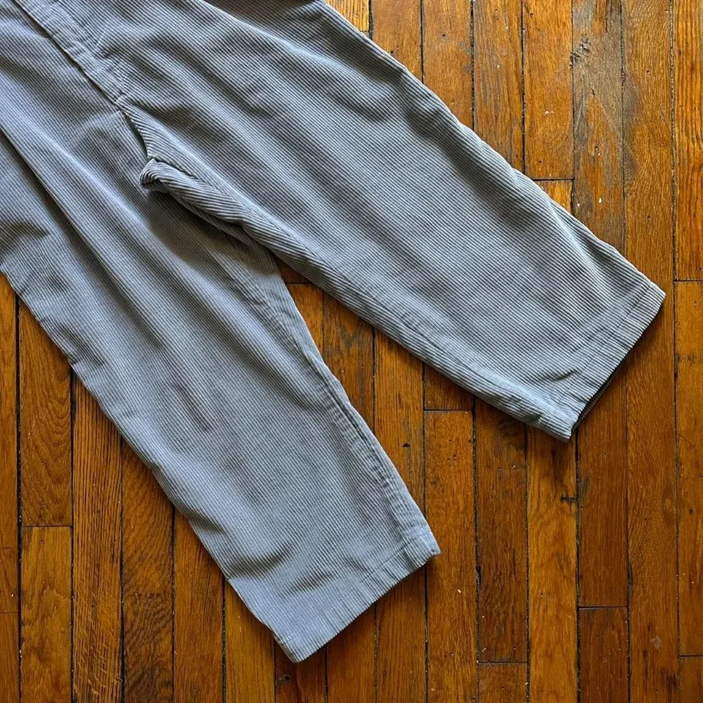Vintage 70s L.L. Bean Pathfinder Union Made Women Grey‎ Corduroy Capri Pants - Picture 3 of 6